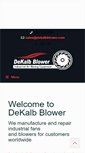 Mobile Screenshot of dekalbblower.com